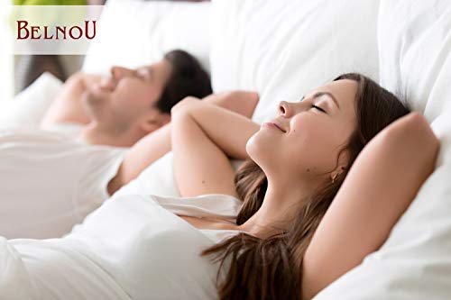 Belnou Almohada Viscoelastica Compacta. Comoda Transpirable. Cremallera. Lavable. Firmeza Media. Confortable Adaptable. Calidad. Visco Bianco. Cama 135 cm