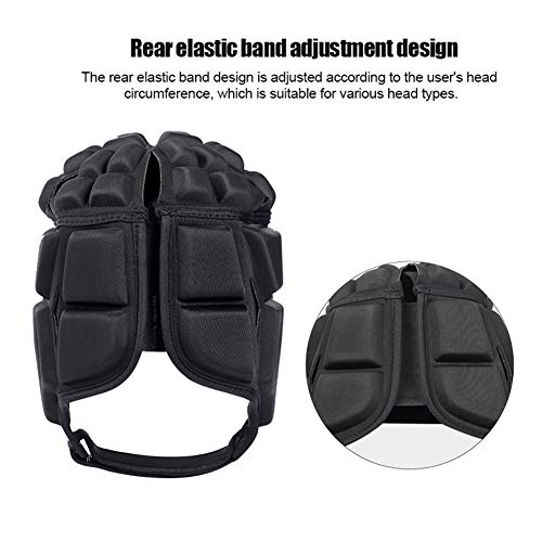 belupai Casco de rugby, protector de cabeza de fútbol, protector suave para niños
