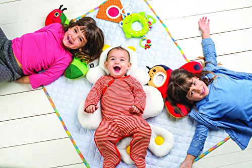 Ben Bat - Reposacabezas Coche Niño - Almohada Cervical Amigos de Viaje - Motivo Oruga - Niños 1 a 4 años - Medidas 38.5 x 31 x 26 cm - Para Sillas de Auto - Soporta Cabeza y Cuello