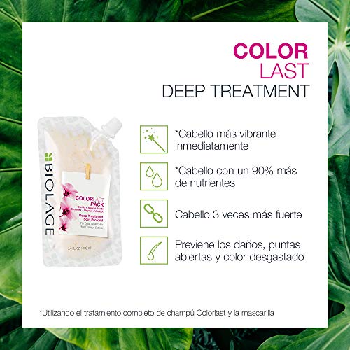 Biolage Mascarilla ColorLast Deep Treatment para Pelo Coloreado, 100 ml