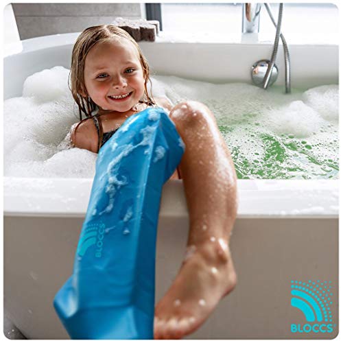 Bloccs Protector de Escayola Impermeable Pierna Completa para Niño, (L)