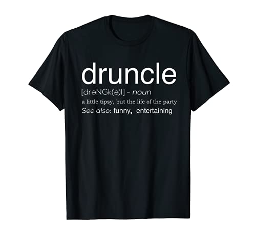 Borracho Tío Borracho Definición Divertido Tío Guapo Camiseta