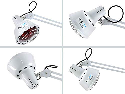 Boston Technology WE-108 Lámpara Infrarroja fisioterapia Flexible de 275W para Termoterapia. Alivio para dolores musculares, circulación y articulación.