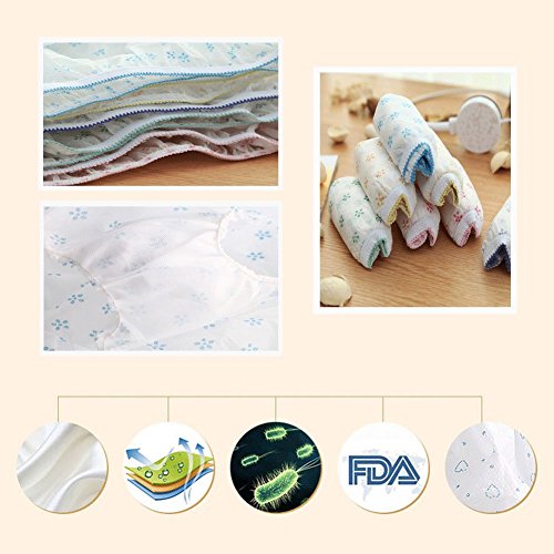 Bragas desechables, calzoncillos de maternidad de la mujer, 7 paquetes no tejidos súper suave cómoda prendas de vestir de los calzoncillos ligeros para el embarazo de maternidad de hospital post partu