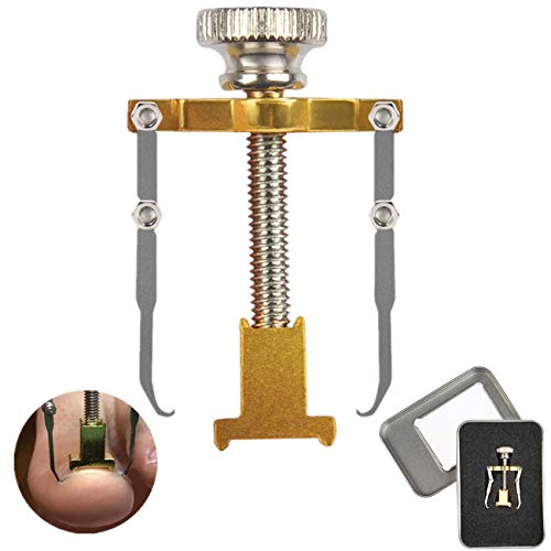 BUYGOO Uñas Encarnadas Corrector Cura Sin Dolor Sano Paroniquia Herramientas para Clavo Tratamiento para Defecto de Crecimiento de Uñas Paronychia Ingrown Toenail Oro