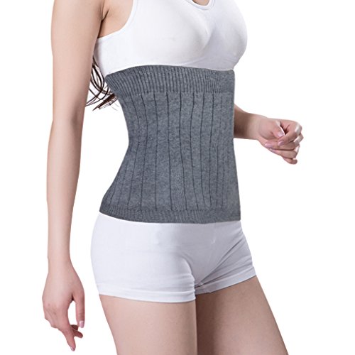 Calentador de espalda de cachemira para invierno, elástico, cintura de apoyo caliente, cinturón de calor para lumbares, dolores menstruales