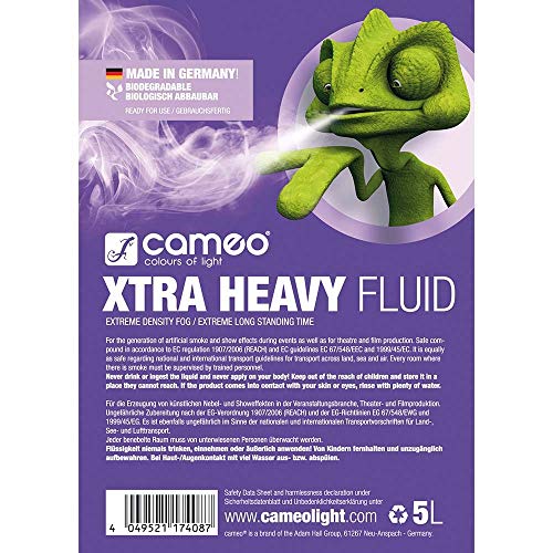 Cameo Light clfx heavy5l Xtra pesada niebla fluid 5L