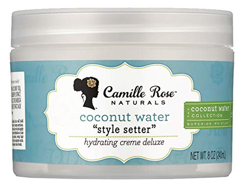 Camille Rose Tratamiento capilar penetrante de agua de coco con fijador de estilo