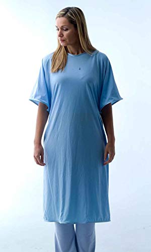 Camisón Geriátrico tipo paciente hospital. Manga Corta. (Talla 0)