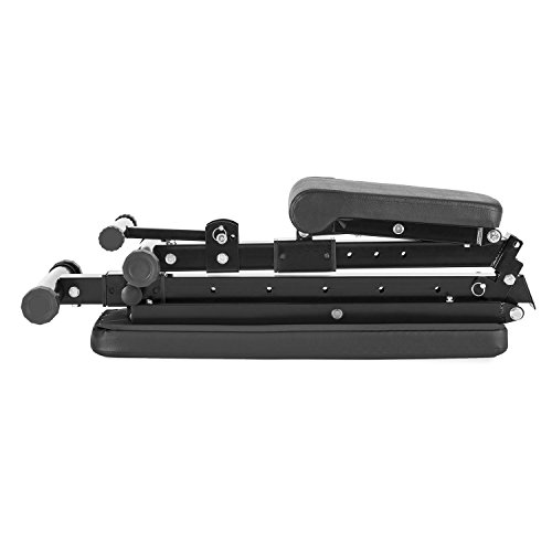 CapitalSports Flaptor Banco de Entrenamiento Plegable (Antideslizante, 21 Posiciones, Asiento y Respaldo Regulable, fácil de Guardar)