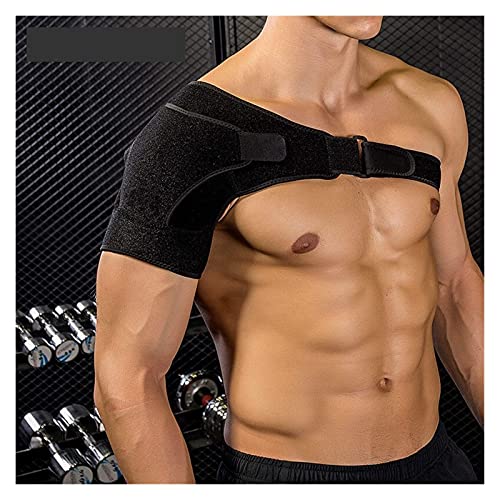 CCAN Ortesis de Hombro: Soporte del Manguito rotador para la prevención de Lesiones, articulación CA dislocada, Dolor de Hombro por desgarro del Labrum (Color: Rosa, tamaño: Grande) Happy Life