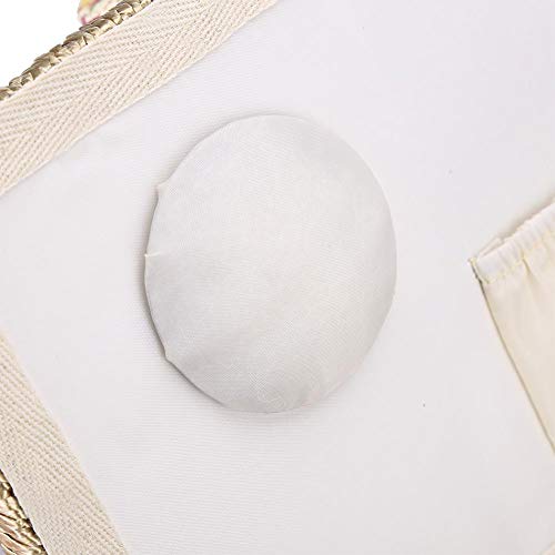 Cesta de costura de 3 colores, herramienta de costura artesanal, cesta de hilo de aguja, caja de almacenamiento de tela para el hogar para viajeros principiantes y arreglos(hilo de aguja naranja)