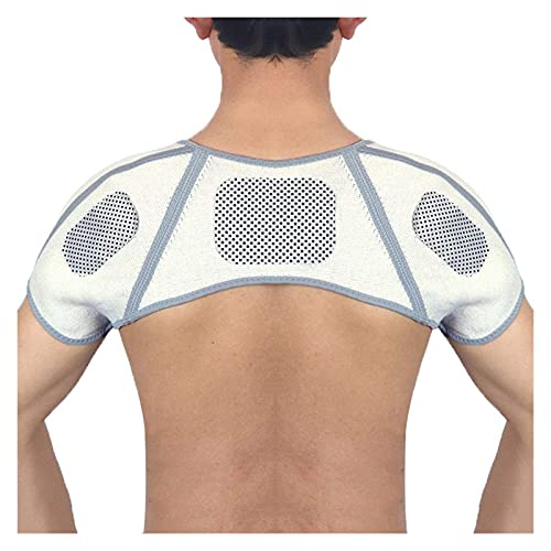 Cinturón de calentamiento automático Soporte para la espalda Protector de hombro Soporte de carbón de bambú Gimnasio Lesión deportiva Almohadilla para la espalda Cinturones para mantener el calor