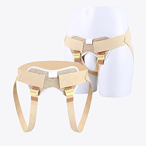Cinturón Inguinal para Hernias, Cinturon Hernia Inguinal, GVFKGD Braguero Hernia Inguinal Izquierdo y Derecho de Doble Cara para Alivio del Dolor de Ingle
