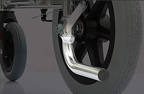 CLJ-LJ - Carrito para hospitales y hospitales, ligero y plegable, para silla de ruedas, conducción médica adulto, material médico, aleación de aluminio en silla de ruedas portátil Vieja, P