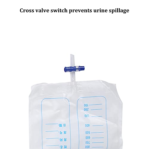 Colector de orina de silicona, Unisex usable Hombres Mujeres Colector de orina Tubo de recolección de orina Bolsa de drenaje Evitar vergüenza para ancianos