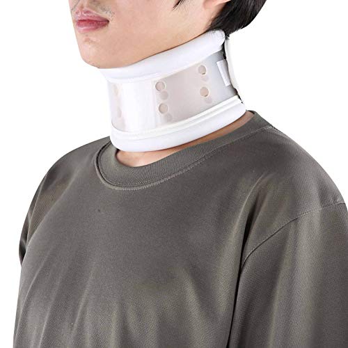 Collarín Cervical para Aliviar el Dolor Esguince y la Presión del Cuello,Soporte de Cuello de Espuma Suave Tracción de Cervical Envoltura Alivio Presión de la Columna para Viajar, Dormir Trabajar(S)
