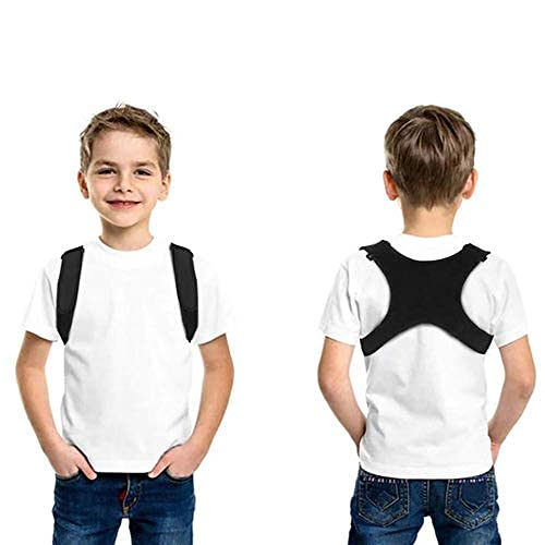 Corrector de postura Niños Niñas Corrector de postura ajustable Soporte de espalda Cinturón de hombro para niños Rectificar Enderezar Corrección Alivio del dolor Belleza Soporte de apoyo para niños