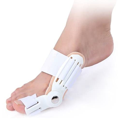Corrector ortopédico de juanetes Farmafoot unisex, blanco, adaptable y flexible que alivia el dolor provocado por los juanetes y corrige la deformación