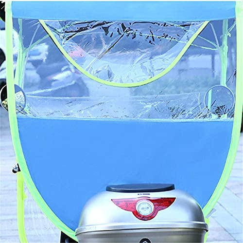 Cubierta de Lluvia para sombrilla eléctrica para Bicicleta, sombrilla Universal para Scooter de Motor, sombrilla de Movilidad y Cubierta para Lluvia Impermeable, púrpura
