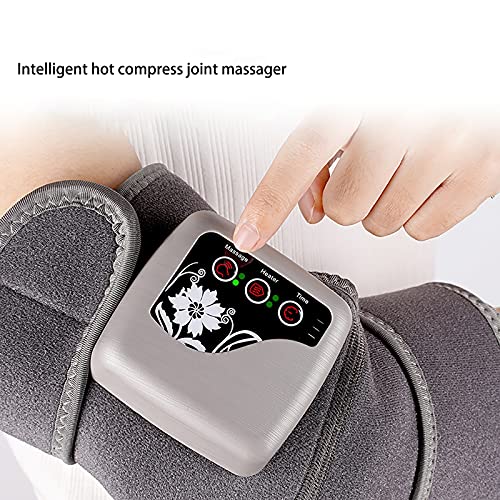 CXYY Masajeador De Piernas, Masajeador De Rodilla Eléctrico con Calefacción Articulación De La Rodilla Fisioterapia Rodillera Vibración Masajeador De Piernas Multifuncional