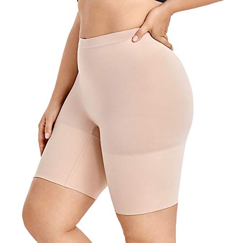 DELIMIRA Pantalones Moldeadores Braguitas Reductoras Adelgazantes Tallas Grandes para Mujer Beige 48-50