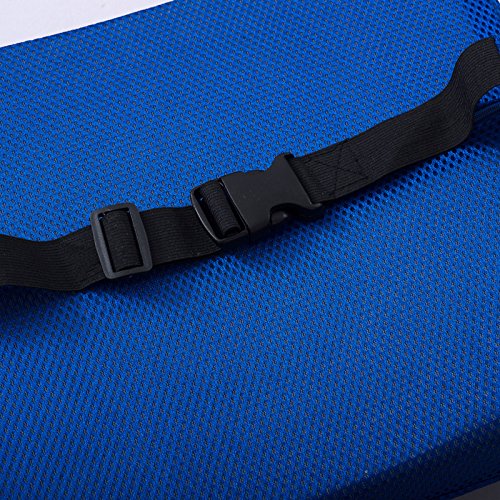 Demarkt – Almohada ortopédica Cojín Lumbar Cojín Lumbar ergonómico Memory Espuma Cojín Lordosis el Dolor de Espalda 34 x 33 x 12 cm, Negro