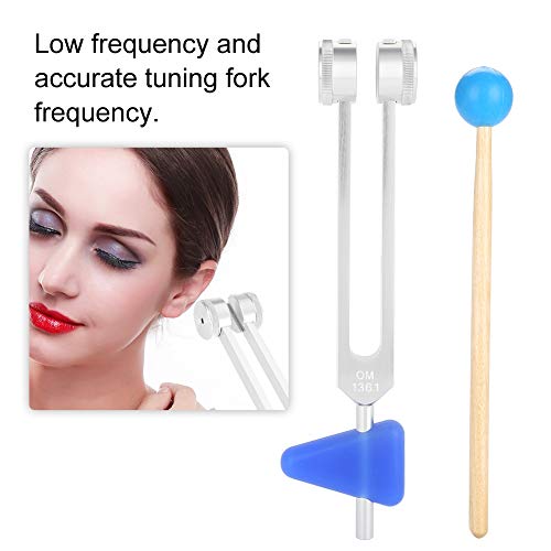 Diapasón, Triángulo De Silicona Para Pruebas De Baja Frecuencia Diapasón Plateado Resistente A La Presión Con Triángulo De Silicona Para Actividades Al Aire Libre Para Sentir Resonancia