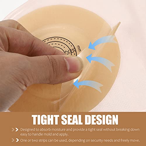 DOITOOL Colostomía bolsa de una pieza de ostomía drenable con cierre cierre cierre cierre ostomía para colonoscopia Ileostomía Estoma Cuidado