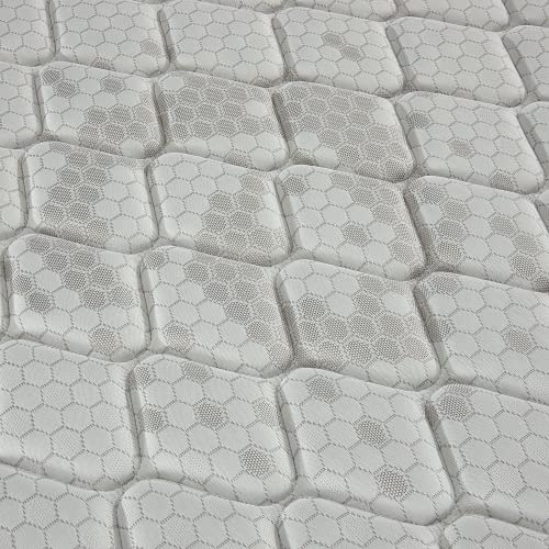Dormio Zafiro - Colchón viscoelástico, Blanco, 135 x 190 x 21 cm