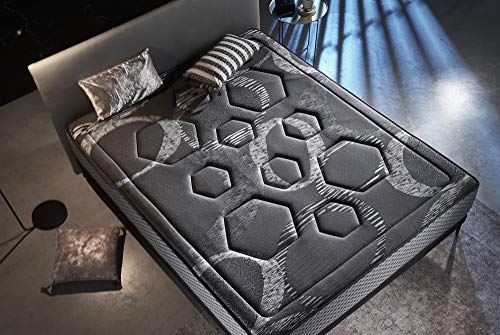 ECCOX - Colchón Viscoelástico Luxury Grafeno Night Confort - Altura 30 cm - Núcleo de Espuma de Alta Densidad Bio Confort Plus - Firmeza Media-Alta - Máxima Adaptabilidad y Confort (200x190 cm)