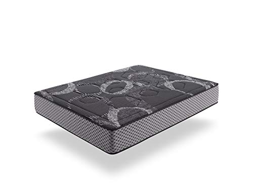 ECCOX - Colchón Viscoelástico Luxury Grafeno Night Confort - Altura 30 cm - Núcleo de Espuma de Alta Densidad Bio Confort Plus - Firmeza Media-Alta - Máxima Adaptabilidad y Confort (200x190 cm)