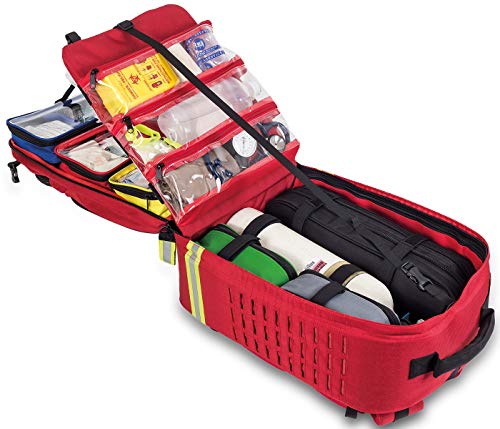 Elite Bags, Paramed's XL, Mochila sanitaria de rescate, Rojo