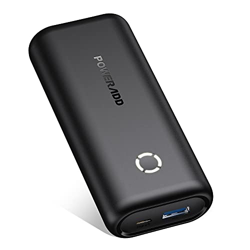 EnergyCell Mini Power Bank 10000mAh Batería Externa con Salida de 2.4A Carga rápida para Dispositivos Inteligentes-Negro