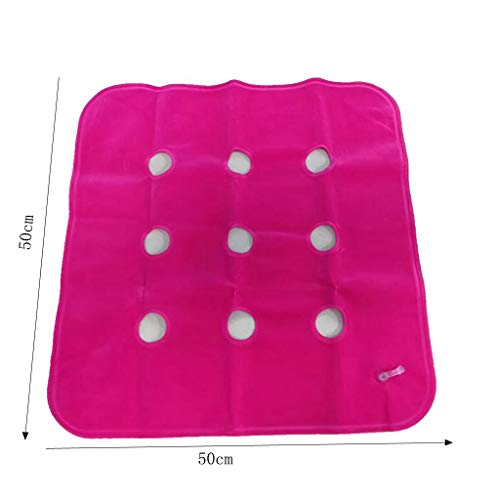 F Fityle Cirugía De Cojín De Asiento Inflable por Aire Llagas De La Cama Hemorroides Alivio del Dolor De Espalda - Rosado