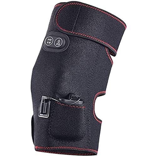 FACAZ Rodillera con calefacción eléctrica, masajeador de Rodilla Inteligente con función de Masaje de Fisioterapia y Ajuste de Temperatura de 3 Modos para Mantener el Calor y aliviar el Dolor