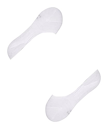 Falke Invisible Step M IN Calcetines, OPACAS, Blanco (White 2000), 43-44 para Hombre