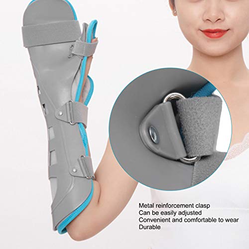 Férula de soporte de muñeca, túnel carpiano, soporte de brazo, férula de mano en reposo, inmovilizador nocturno, rehabilitación de atrofia muscular, para la mano, para tendinitis(Correcto)