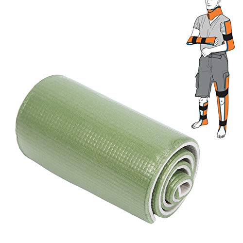 Férula en rollo, férula en rollo multifuncional Ayuda de emergencia reutilizable Fractura Férula fija Férula para inmovilizador(11 * 92cm)