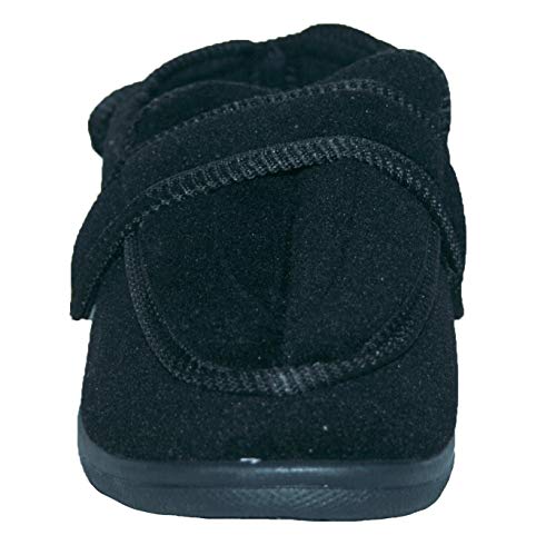 Footloose.Shoes - Pantuflas ortopédicas para hombre con ajuste ancho y correa ajustable, talla 37-44, color, talla 42 EU