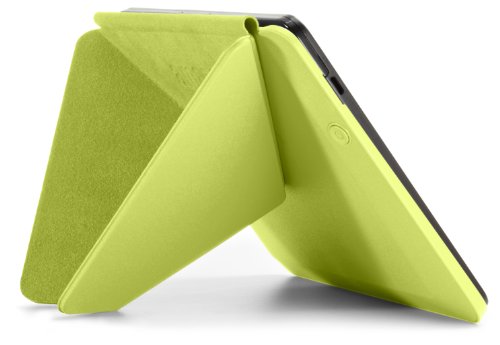 Funda de poliuretano Origami para Amazon Kindle Fire HDX 7" (sólo sirve para el nuevo Kindle Fire HDX 7"), color limón