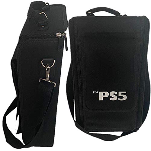 Gamepad Paquete de Correa para el Hombro portátil Estuche con Cremallera Estuche Protector de Almacenamiento a Prueba de Golpes/Polvo para PS5 Estuche de Viaje para PS5 Accesorios