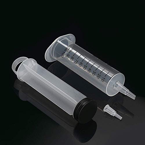 Gebildet 3pcs 100ml Grande Jeringa de Plástico Jeringa Dosificadora para Laboratorios Científicos,Medición y Mejora Doméstica