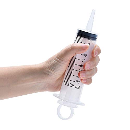 Gebildet 3pcs 100ml Grande Jeringa de Plástico Jeringa Dosificadora para Laboratorios Científicos,Medición y Mejora Doméstica