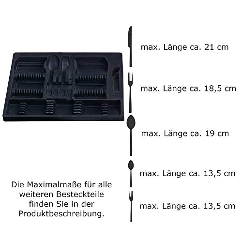 Gräwe – Maletín para cubertería (vacío, coninsertos para hasta 100 cubiertos.