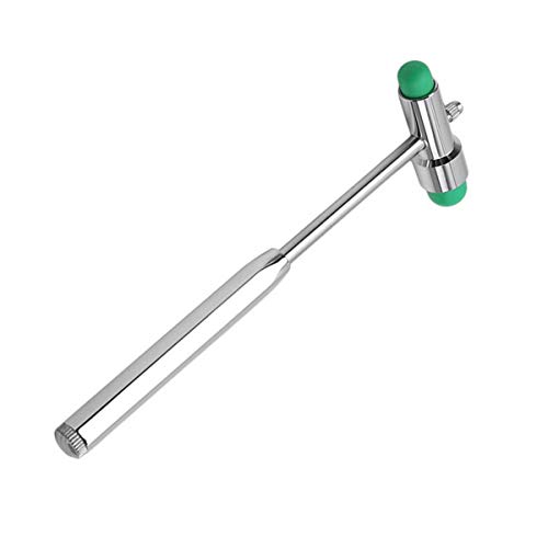 Greatangle Martillo de Buck Neurológico multifuncional Percussor Reflex de diagnóstico Kit de herramienta médica de martillo de percusión de doble cabeza