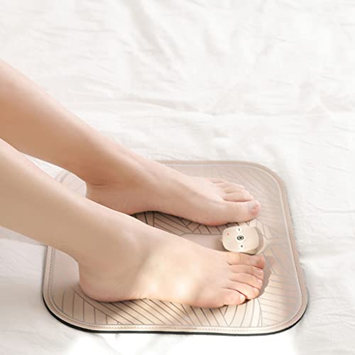 GUO Cojín De Masaje De Pies EMS Masajeador De Pantorrillas con Microcorriente Máquina De Reflexología De Pies En El Hogar Masajeador De Pies para Ancianos, Niños Y Adultos