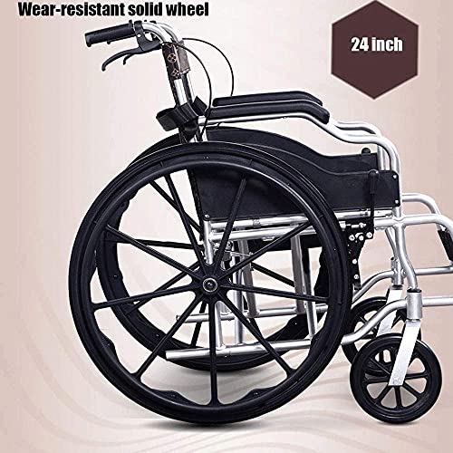H-BEI Silla de Ruedas - Silla de Ruedas eléctrica Sillas de Ruedas eléctricas motorizadas Plegables, Silla de Ruedas de Ayuda de Movilidad compacta eléctrica Plegable Plegable 10088cm