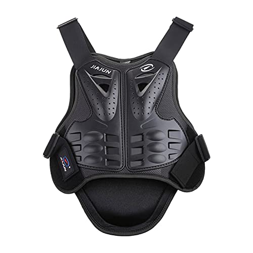 H HILABEE Protección de La Motocicleta Chalecos de La Columna Vertebral, Motocicletas, Motocicletas de Protección, Chaquetas, Protector Trasero, Equipo de Prote - Metro, Negro