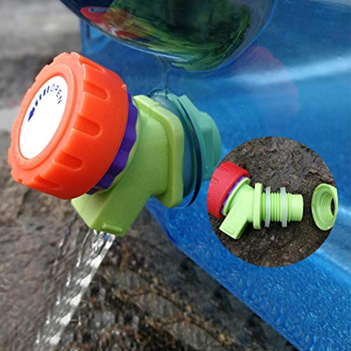 Ha-hn - Bidón de agua portátil con asa para camping de 5 L y 8 L con depósito de agua portátil para el coche, depósito de agua para viajes al aire libre y viajes